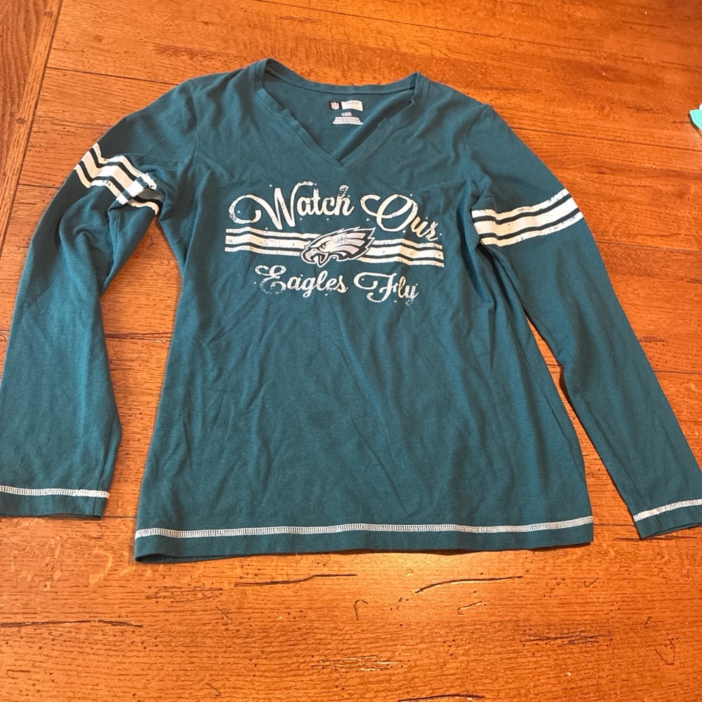 NFL Teal Eagles Long Sleeve Tee